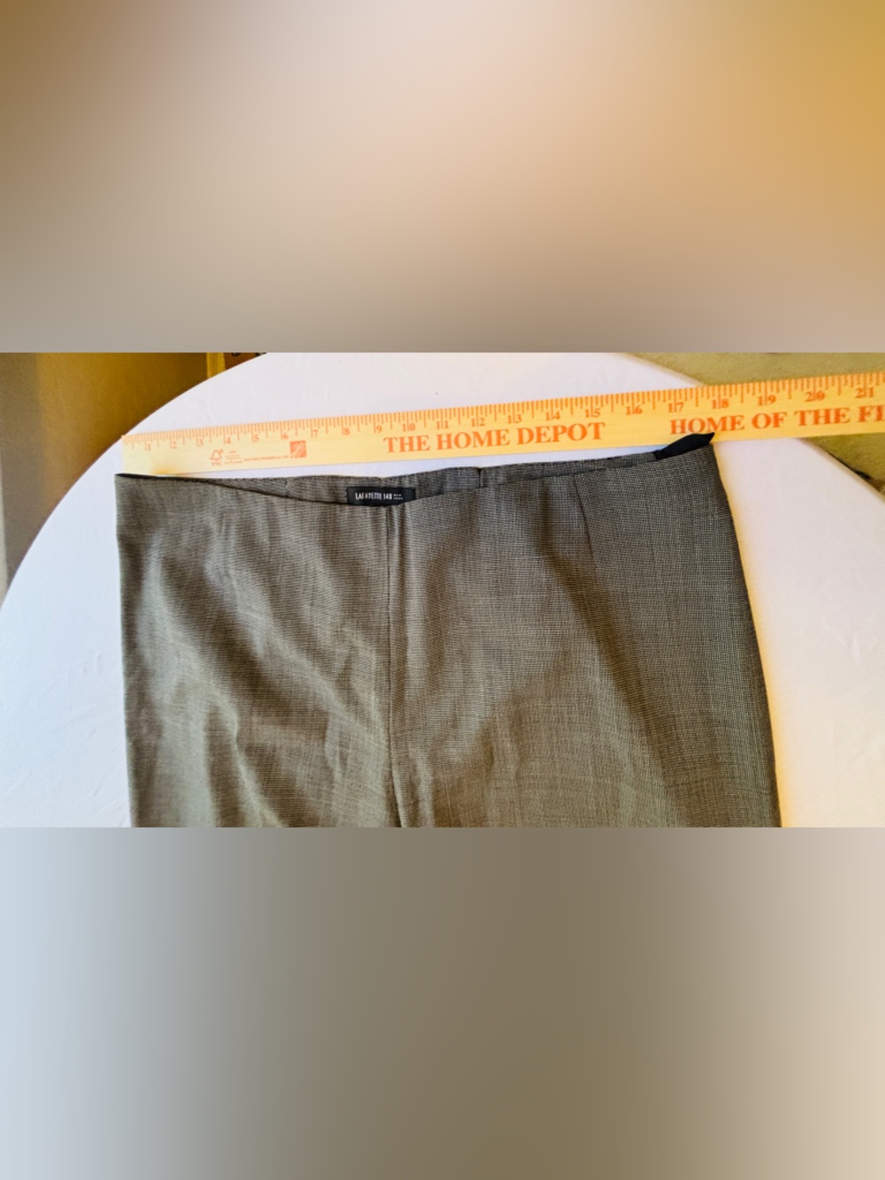 Lafayette 148 New York Gray Tailored Dress Pants 100% Virgin Wool Women’s 14 - Picture 7 of 12